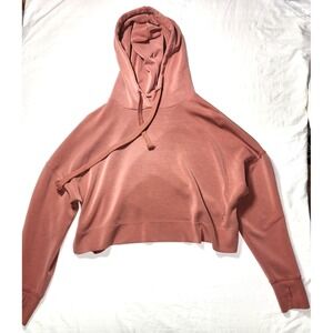 As Revival Sweater Womens XS Light Brown Long Sleeve Hoodie Pull Over Drawstring
